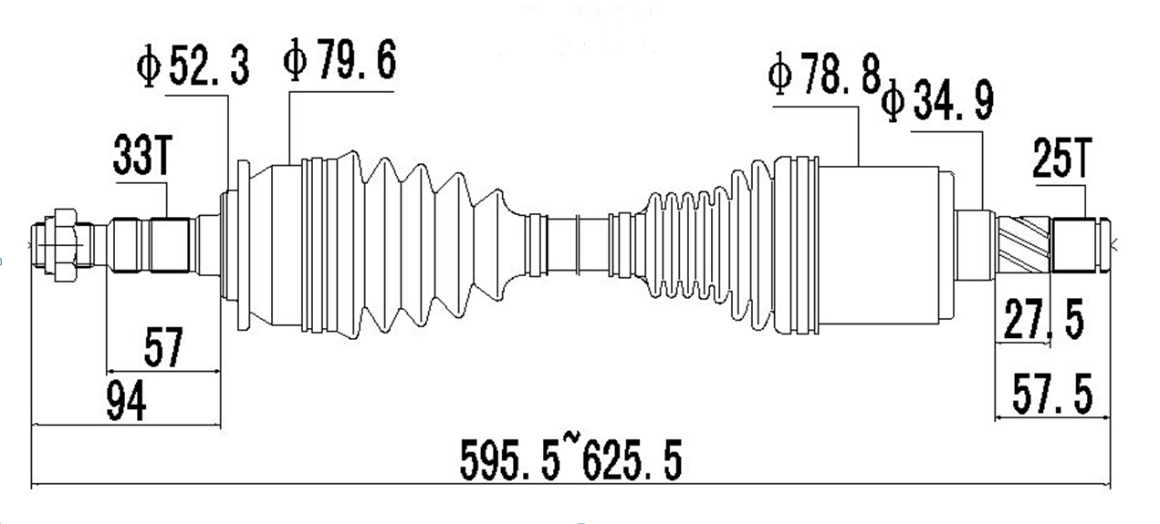 Autotec Ebs Products Driveshaft