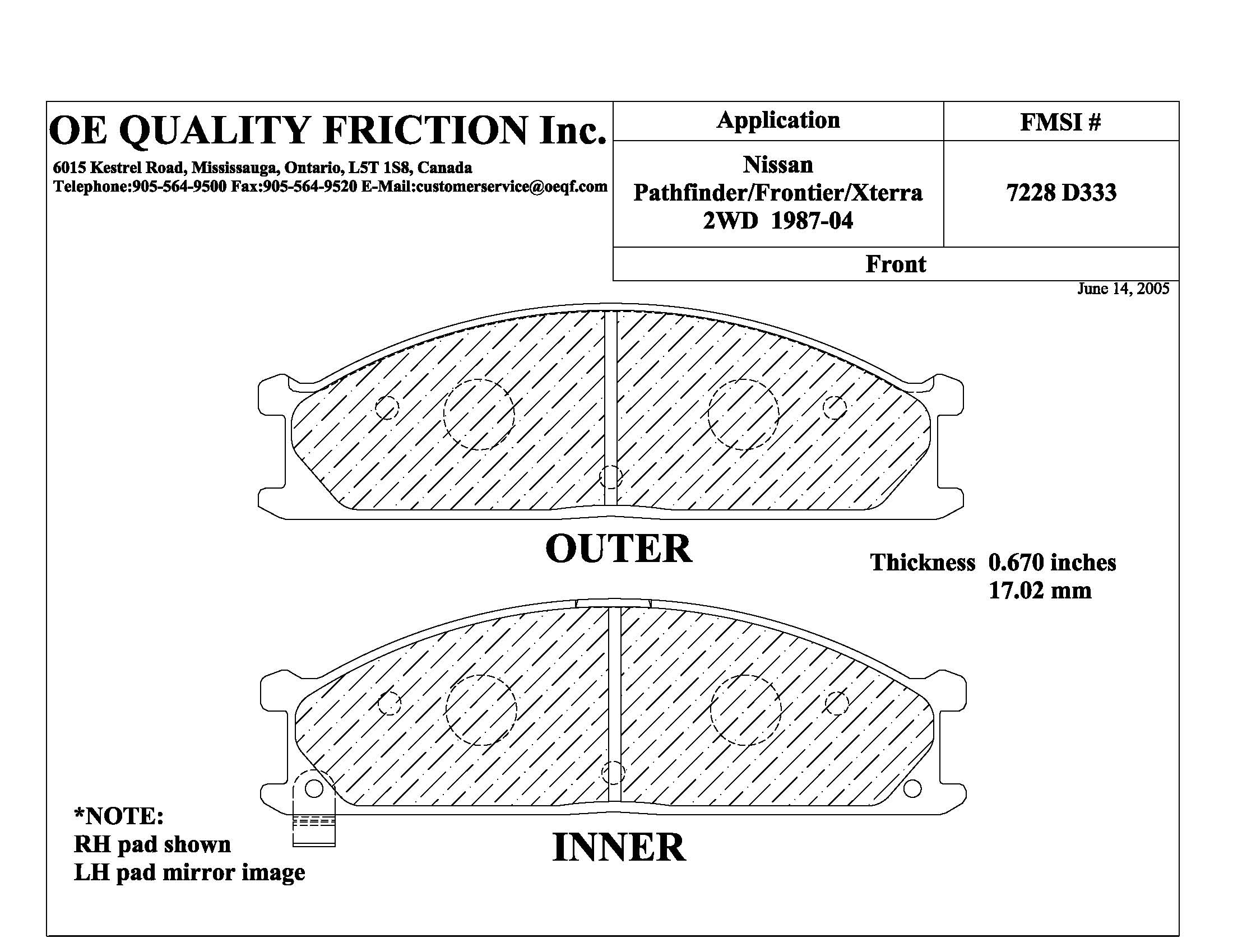 AUTOTEC EBS Products BRAKE PAD