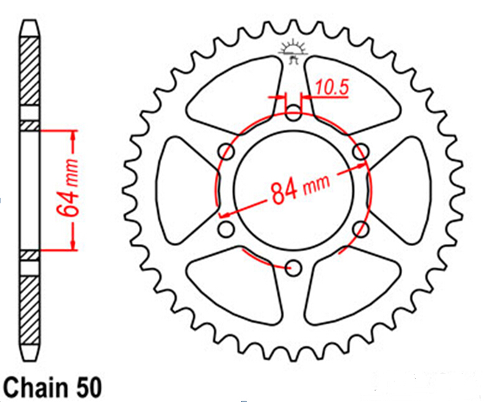 Autotec Ebs Products Sprocket Rear