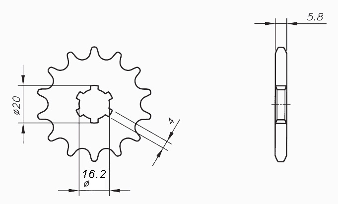 wheel and sprocket bikes