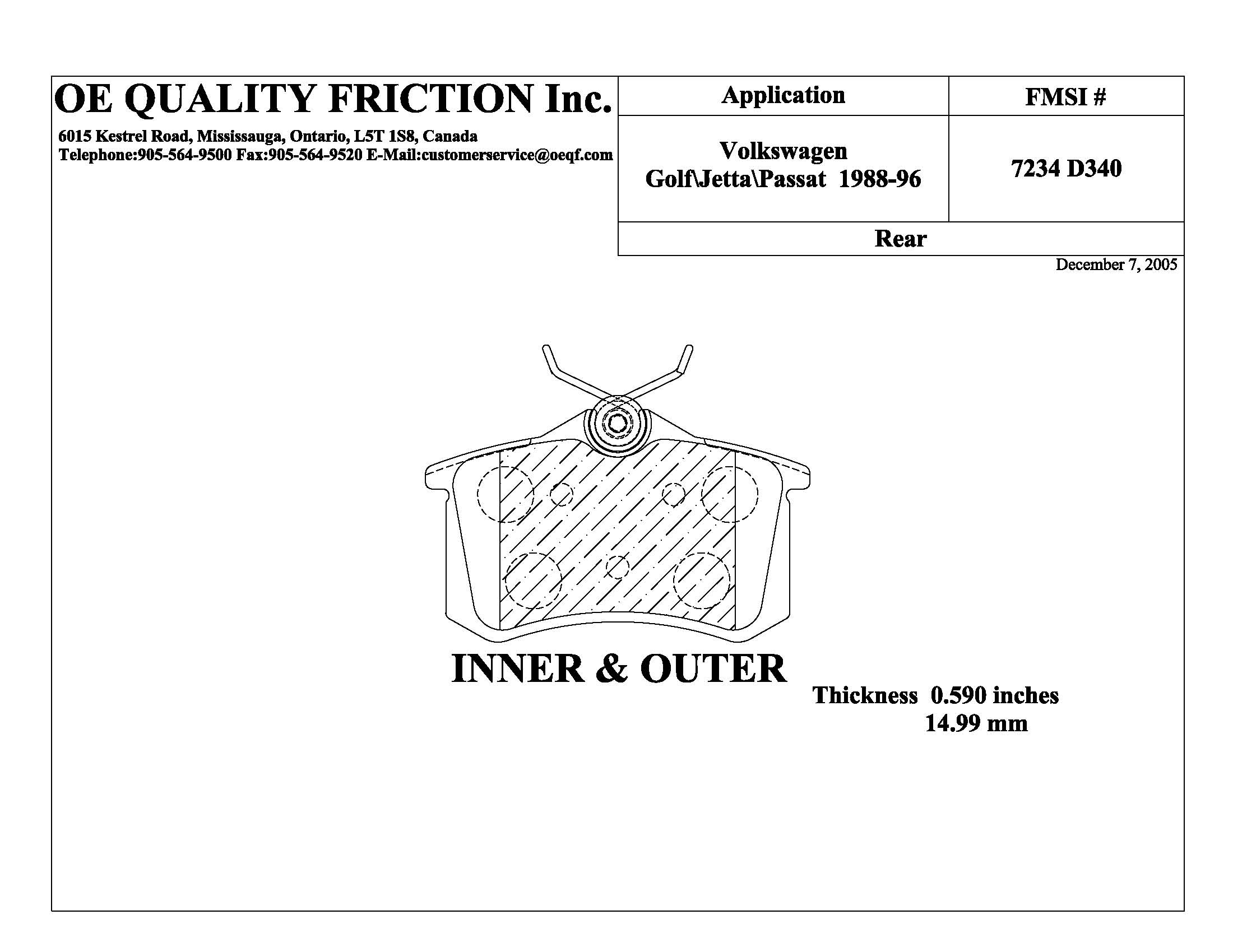 AUTOTEC EBS Products BRAKE PAD