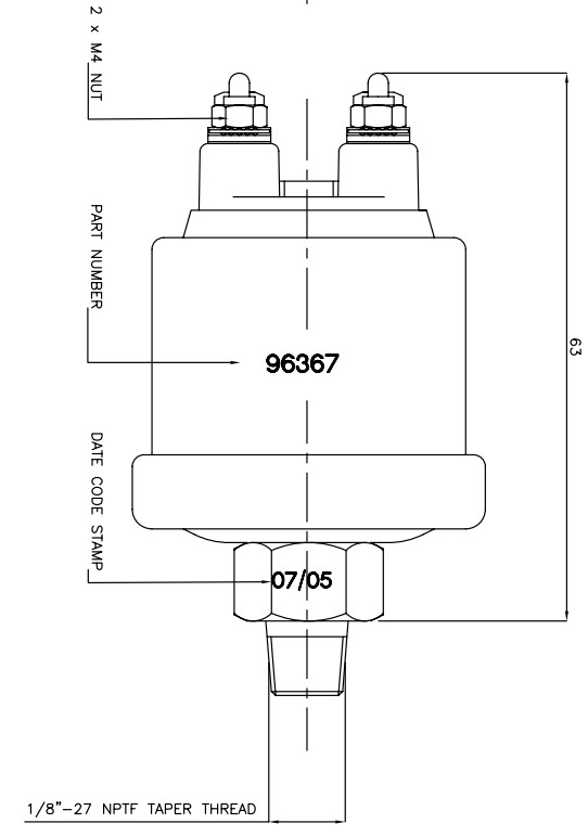 Autotec Ebs Products Oil Pressure Sender Unit