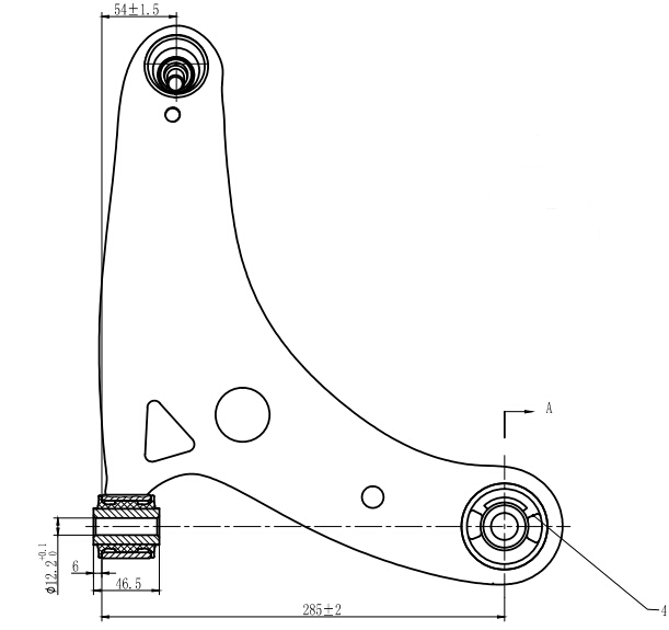 Autotec ebs products control arm