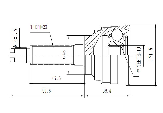 AUTOTEC EBS Products C V JOINT