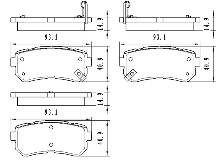 Autotec ebs products brake pad